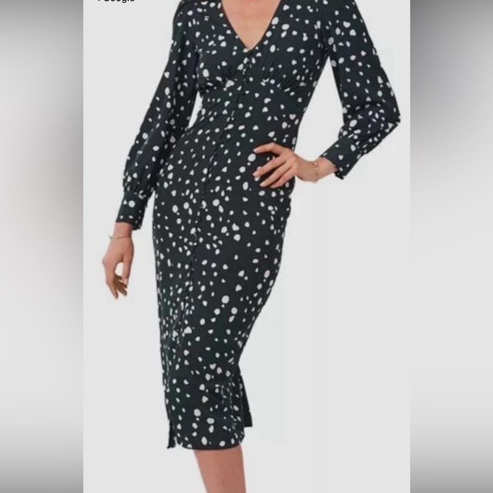 1. State Polka Dot Midi Dress